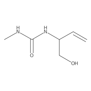 Urea, N-[1-(hydroxymethyl)-2-propen-1-yl]-Na(2)-methyl-结构式