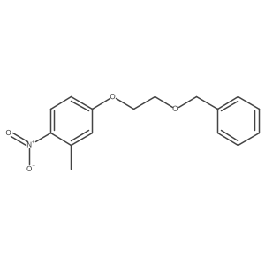 4-(2-(Benzyloxy)ethoxy)-2-methyl-1-nitrobenzene Structure