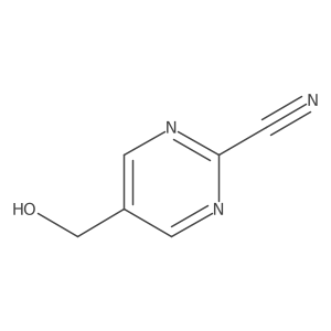 5-(Hydroxymethyl)pyrimidine-2-carbonitrile Structure