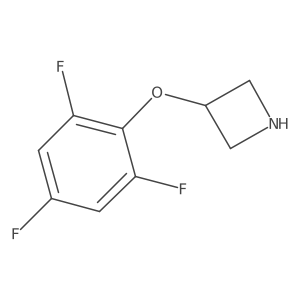 3-(2,4,6-Trifluorophenoxy)azetidine结构式