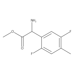 Methyl 2-amino-2-(2,5-difluoro-4-methylphenyl)acetate Structure
