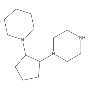 1-(2-(Piperidin-1-yl)cyclopentyl)piperazine Structure