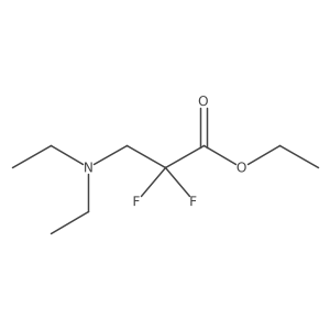 Ethyl 3-(diethylamino)-2,2-difluoropropanoate Structure