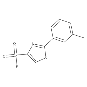 2-(3-Methylphenyl)-1,3-thiazole-4-sulfonyl fluoride结构式