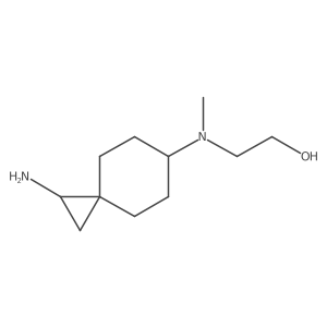 2-({1-Aminospiro[2.5]octan-6-yl}(methyl)amino)ethan-1-ol Structure
