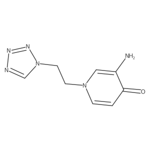3-amino-1-[2-(1H-1,2,3,4-tetrazol-1-yl)ethyl]-1,4-dihydropyridin-4-one Structure