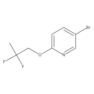 5-Bromo-2-(2,2-difluoropropoxy)pyridine Structure