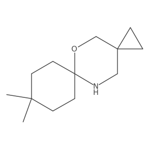 9,9-Dimethyl-5-oxa-12-azadispiro[2.2.5^{6}.2^{3}]tridecane结构式