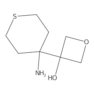 3-(4-Aminothian-4-yl)oxetan-3-ol Structure