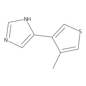 4-(4-methylthiophen-3-yl)-1H-imidazole Structure