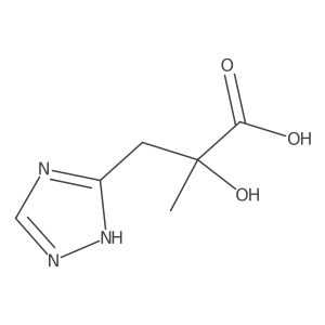 2-hydroxy-2-methyl-3-(1H-1,2,4-triazol-3-yl)propanoic acid Structure