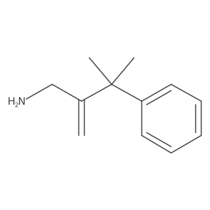 [3-(Aminomethyl)-2-methylbut-3-en-2-yl]benzene Structure