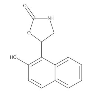 5-(2-Hydroxynaphthalen-1-yl)-1,3-oxazolidin-2-one Structure