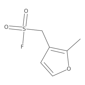 (2-Methylfuran-3-yl)methanesulfonyl fluoride结构式