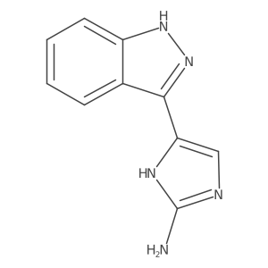 5-(1H-indazol-3-yl)-1H-imidazol-2-amine Structure