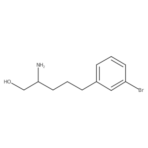 2-Amino-5-(3-bromophenyl)pentan-1-ol Structure