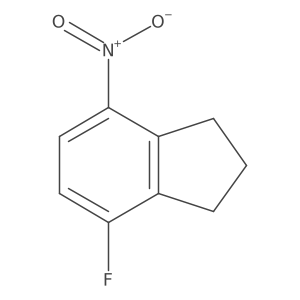 4-Fluoro-2,3-dihydro-7-nitro-1H-indene Structure