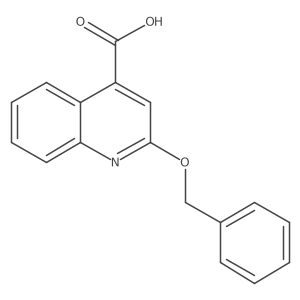 2-(Benzyloxy)quinoline-4-carboxylic acid结构式