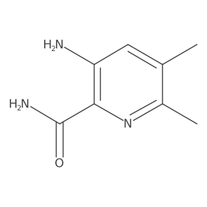 3-Amino-5,6-dimethyl-2-pyridinecarboxamide Structure