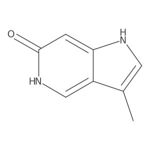 3-Methyl-1H-pyrrolo[3,2-c]pyridin-6(5H)-one Structure