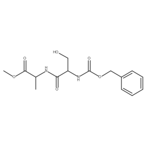 Methyl ((benzyloxy)carbonyl)-D-seryl-L-alaninate Structure