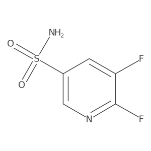 5,6-Difluoropyridine-3-sulfonamide Structure