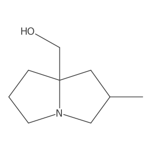 rel-((2R,7aS)-2-Methylhexahydro-1H-pyrrolizin-7a-yl)methanol结构式