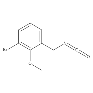 1-Bromo-3-(isocyanatomethyl)-2-methoxybenzene结构式
