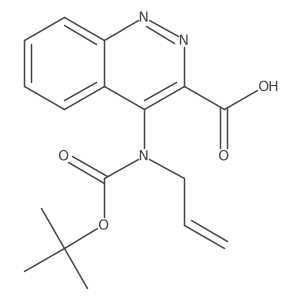 4-{[(Tert-butoxy)carbonyl](prop-2-en-1-yl)amino}cinnoline-3-carboxylic acid Structure