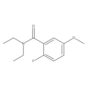 N,N-diethyl-2-fluoro-5-methoxybenzamide Structure