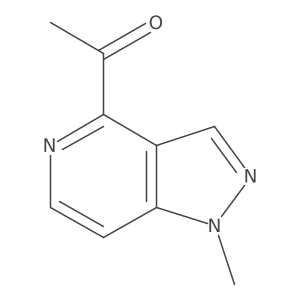 1-(1-Methyl-1H-pyrazolo[4,3-c]pyridin-4-yl)ethanone结构式