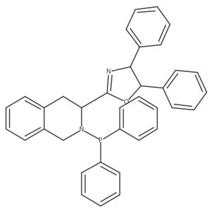 (4S,5R)-2-((S)-2-(Diphenylphosphanyl)-1,2,3,4-tetrahydroisoquinolin-3-yl)-4,5-diphenyl-4,5-dihydrooxazole结构式