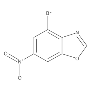 4-Bromo-6-nitrobenzo[d]oxazole结构式
