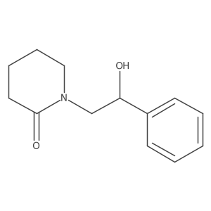 2-Piperidinone,1-(2-hydroxy-2-phenylethyl)- Structure