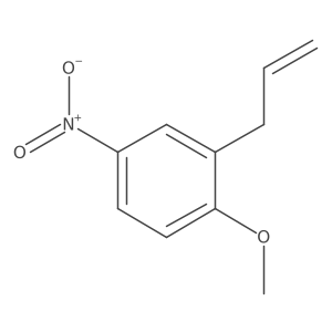 1-Allyl-2-methoxy-5-nitrobenzene结构式
