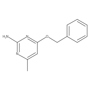 2-Amino-4-methyl-6-benzyloxypyrimidine Structure