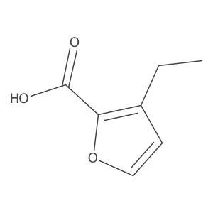 3-ethylfuran-2-carboxylic Acid Structure
