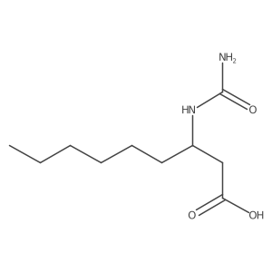 3-Ureidononanoic acid Structure