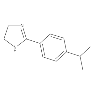 2-(4-propan-2-ylphenyl)-4,5-dihydro-1H-imidazole结构式