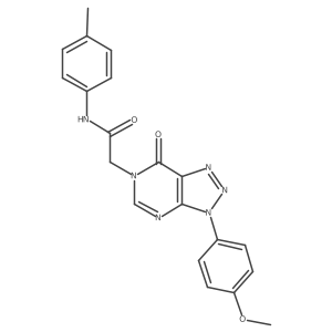 2-(3-(4-methoxyphenyl)-7-oxo-3H-[1,2,3]triazolo[4,5-d]pyrimidin-6(7H)-yl)-N-(p-tolyl)acetamide Structure