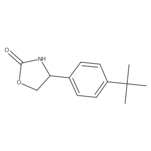 4-(4-Tert-butylphenyl)-1,3-oxazolidin-2-one结构式