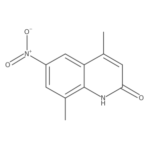 4,8-dimethyl-6-nitro-1H-quinolin-2-one Structure