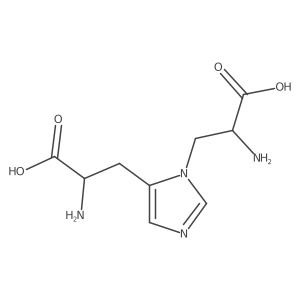 (I+/-1S,I+/-5S)-I+/-1,I+/-5-Diamino-1H-imidazole-1,5-dipropanoic acid Structure