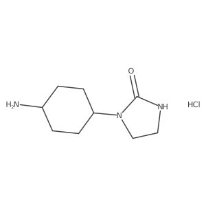 1-(4-Aminocyclohexyl)imidazolidin-2-one hydrochloride Structure