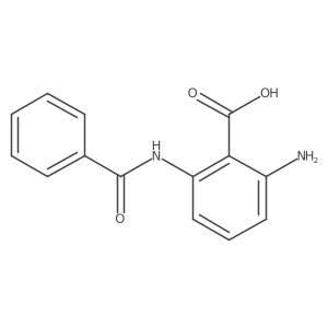 2-Amino-6-(benzoylamino)benzoic acid结构式