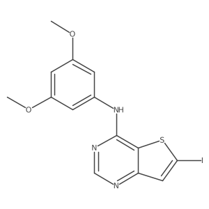 n-(3,5-Dimethoxyphenyl)-6-iodothieno[3,2-d]pyrimidin-4-amine Structure