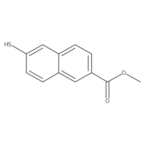 Methyl 6-sulfanylnaphthalene-2-carboxylate Structure