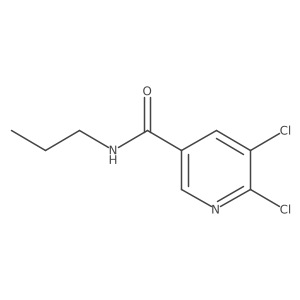 5,6-Dichloro-N-propylnicotinamide Structure