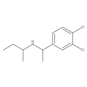 (Butan-2-yl)[1-(3,4-dichlorophenyl)ethyl]amine Structure