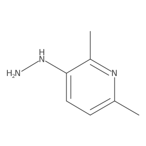 3-Hydrazinyl-2,6-dimethylpyridine Structure